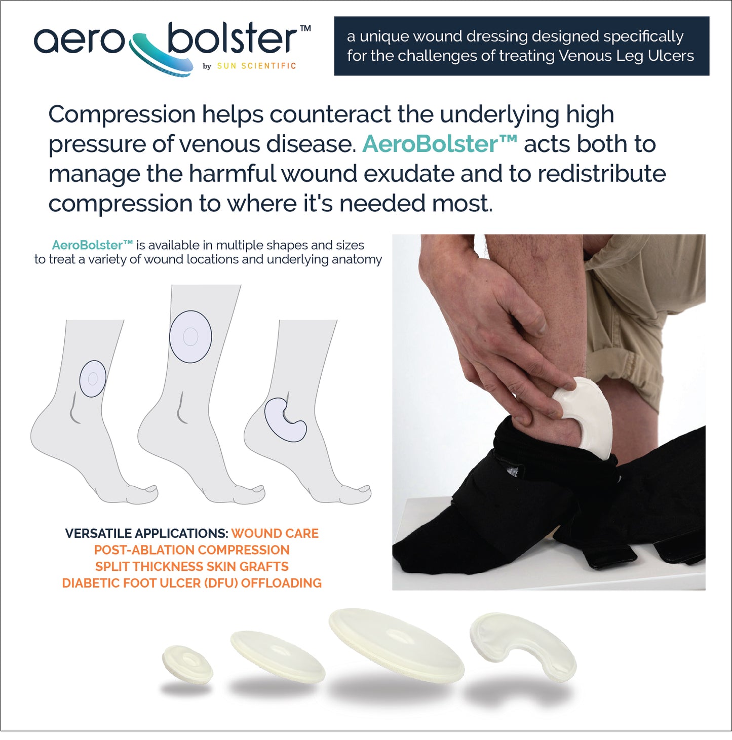 AeroBolster™ Foam - Medium Crescent - 10 Pack