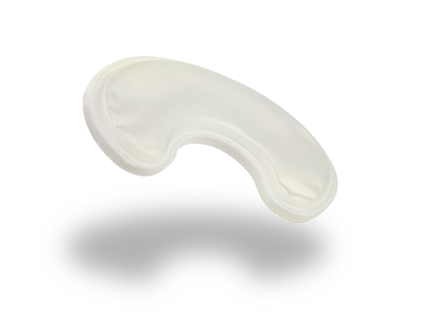 aerobolster foam medium crescent wound dressing for use with compression when treating venous ulcers