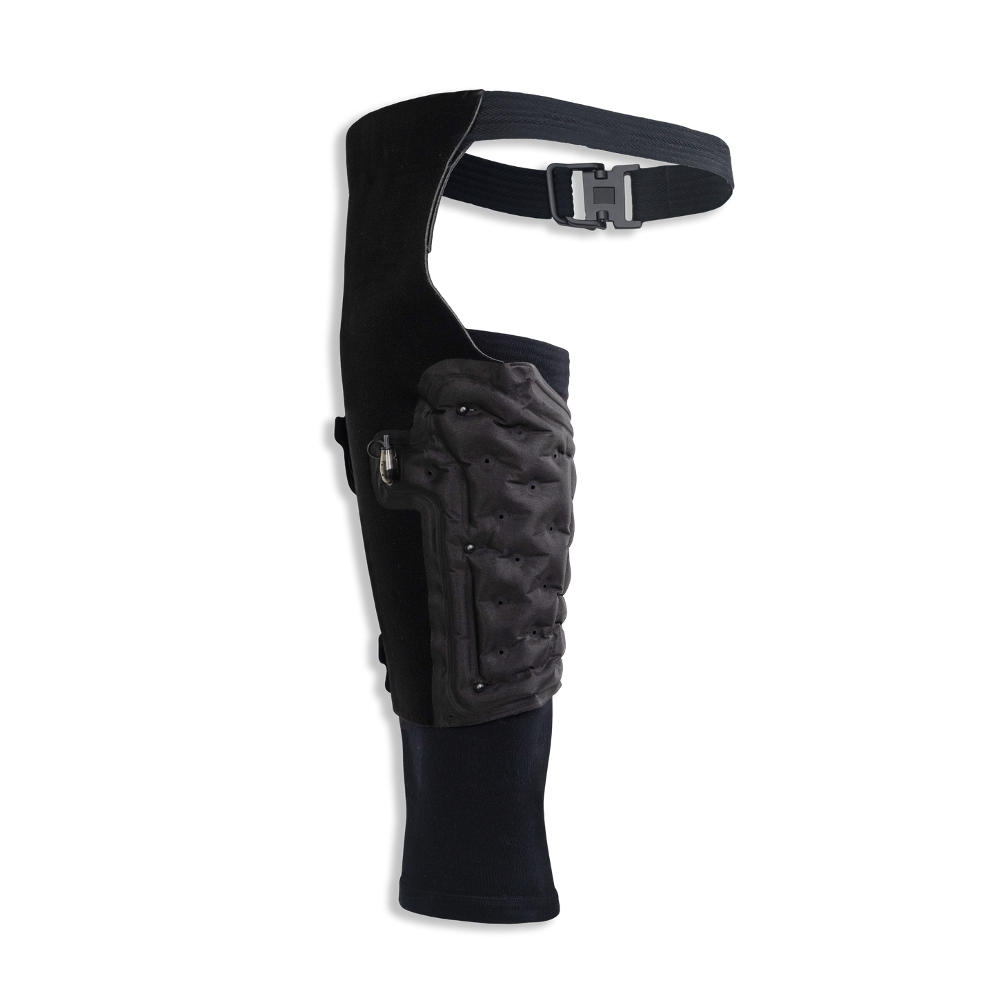 aero-wrap thigh full view inflatable sleeve for compression for dvt and lymphedema