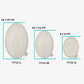 3 different sizes of aerobolster foam round wound dressings round s m l